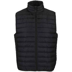 SOLS Mens Stream Body Warmer / Black